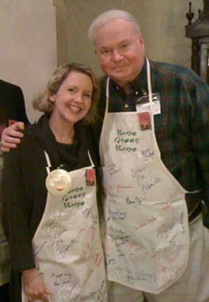 Pat Conroy and Lauretta Hannon