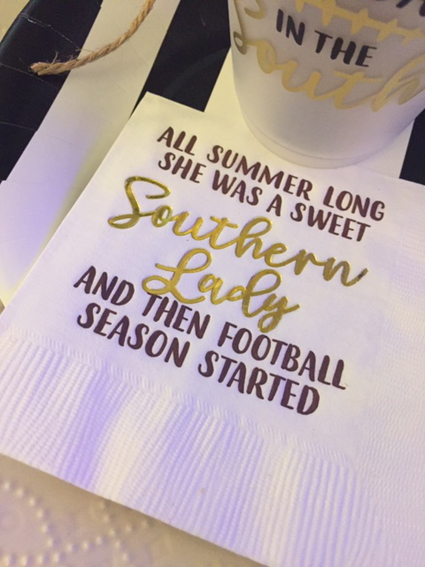 All summer long she was sweet southern lady and then football season started