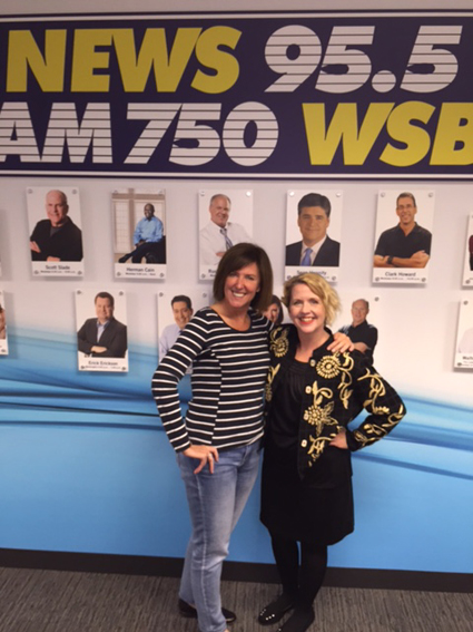 Belinda Skelton and Lauretta Hannon on WSB Radio