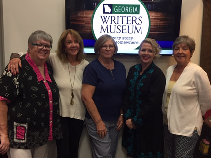 With readers at the Georgia Writers' Museum