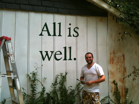 Josh Graff - All is well garage painting